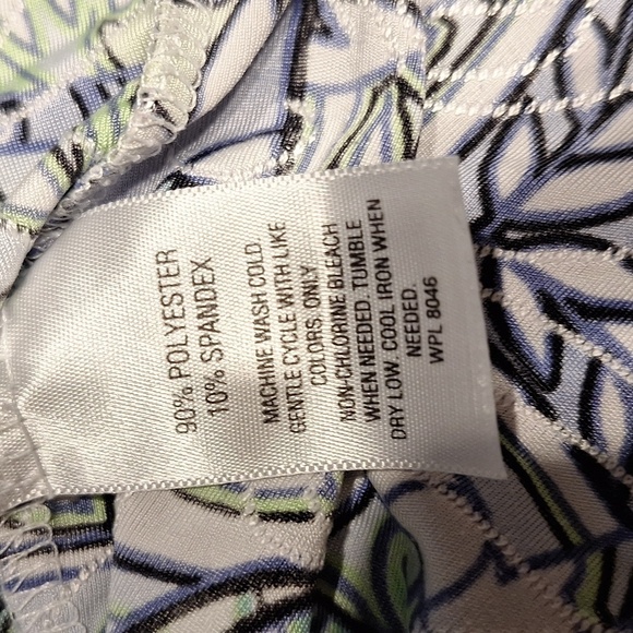 Z women's JM Collection multi color stretch 3/4 sleeve plus size top 2X - Picture 4 of 4